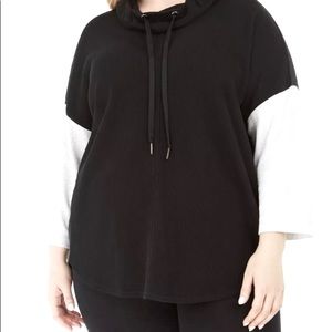 COPY - Womens 1X Calvin Klein Long Sleeve BLK Cow…